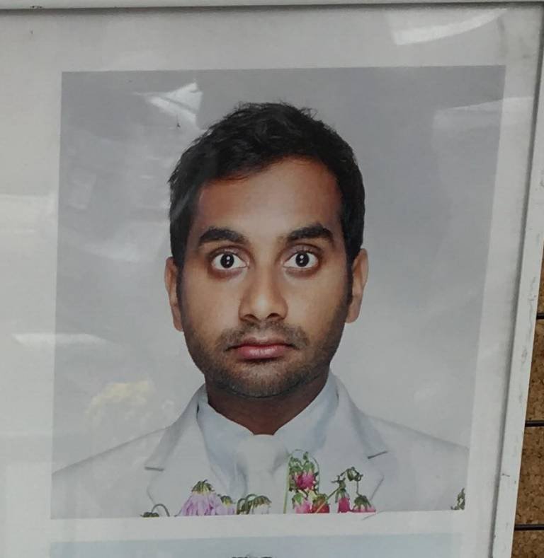 Comedian Aziz Ansari Appears In Japanese Ad... Unknowingly? [Photo